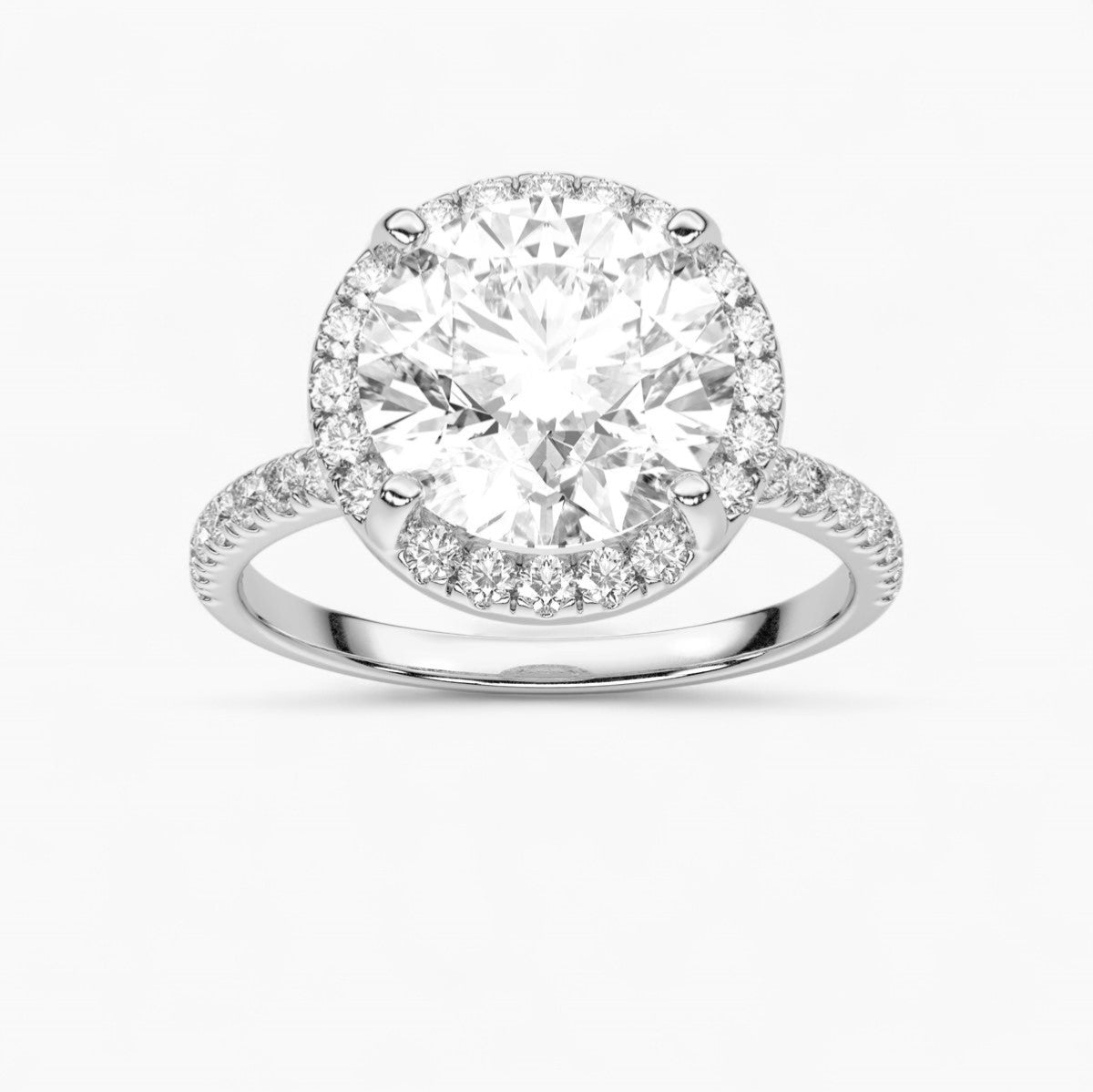 Elysian Circle Diamond Engagement Ring