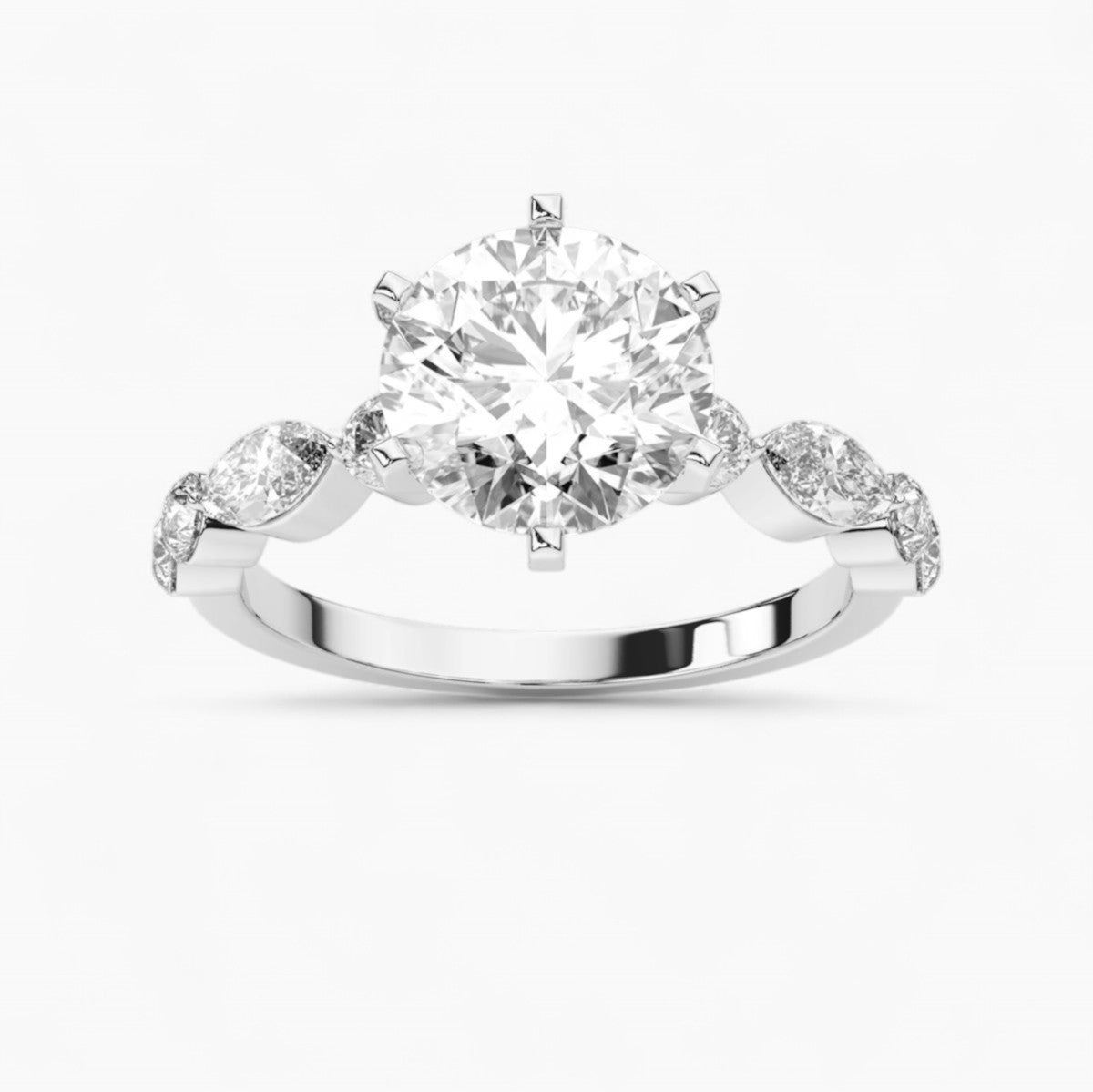 Regal Diamond Engagement Ring