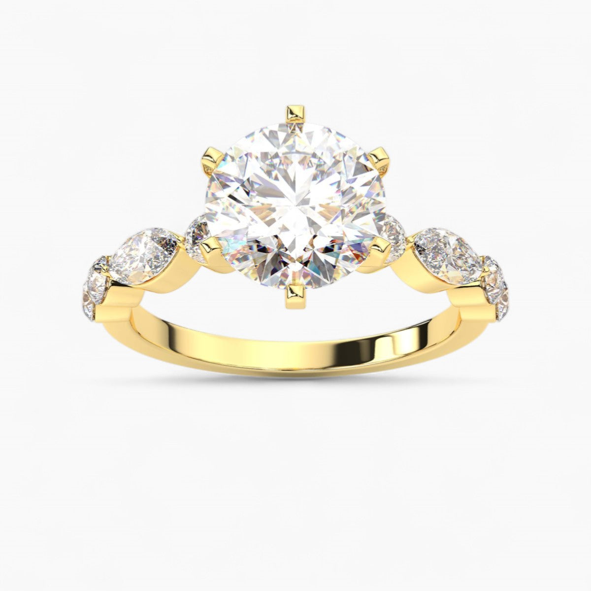 Regal Diamond Engagement Ring