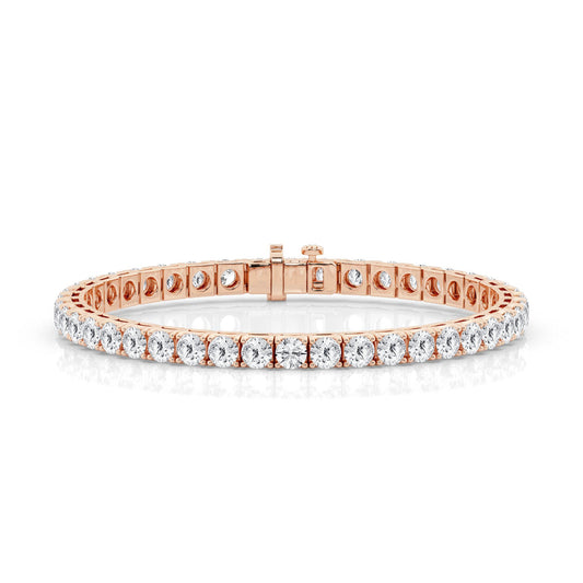 Four Prong Box Tennis Bracelet