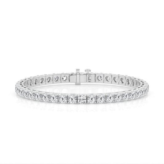 Four Prong Box Tennis Bracelet