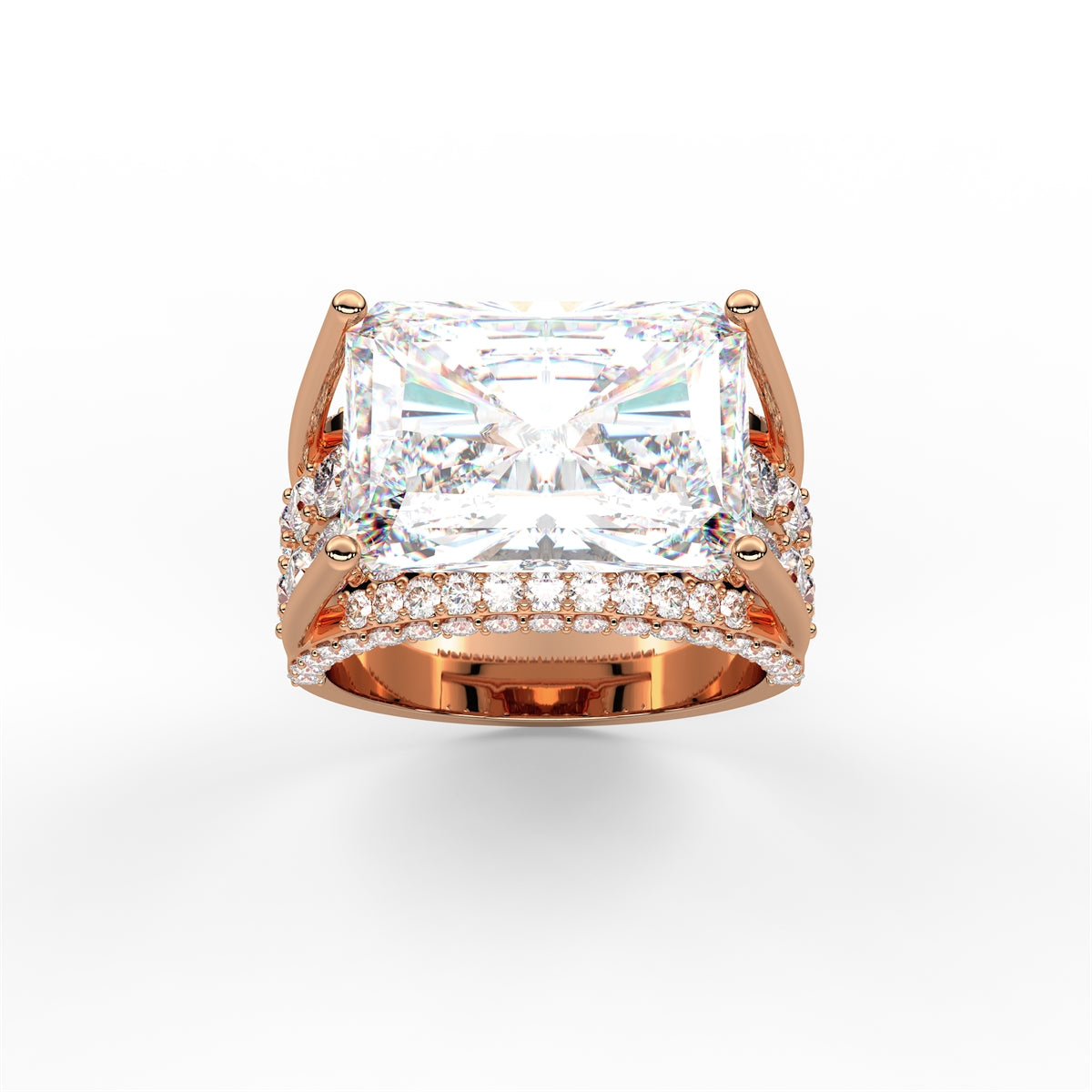 East West Radiant Luxury Ring