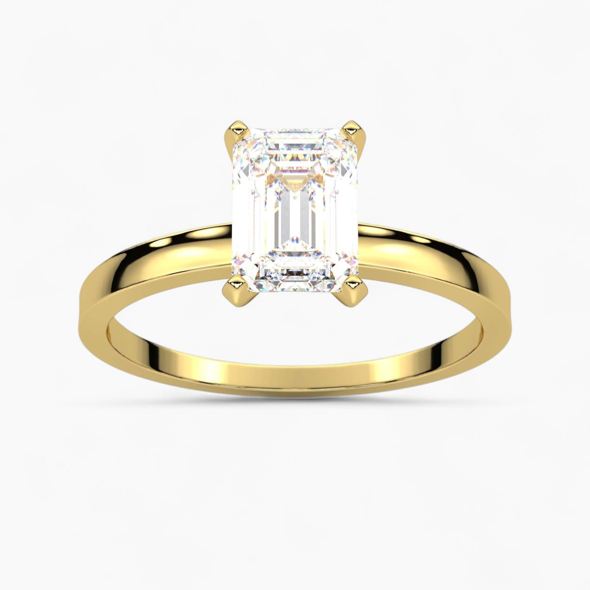 Round cut classic pave Setting Diamond Engagement Ring