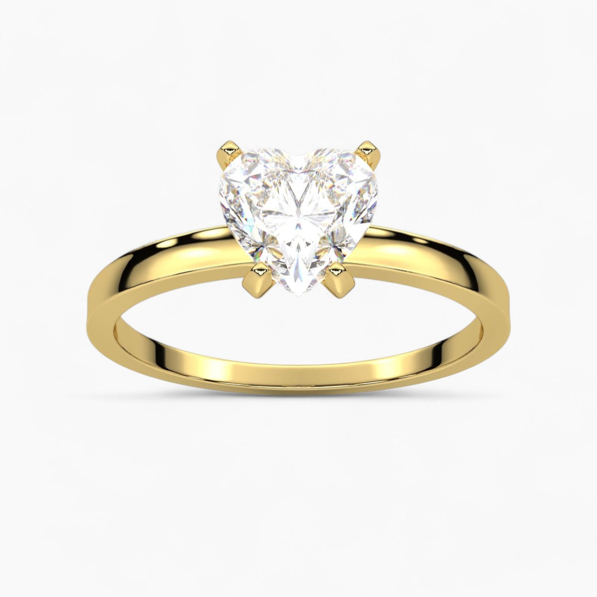 Round cut classic pave Setting Diamond Engagement Ring