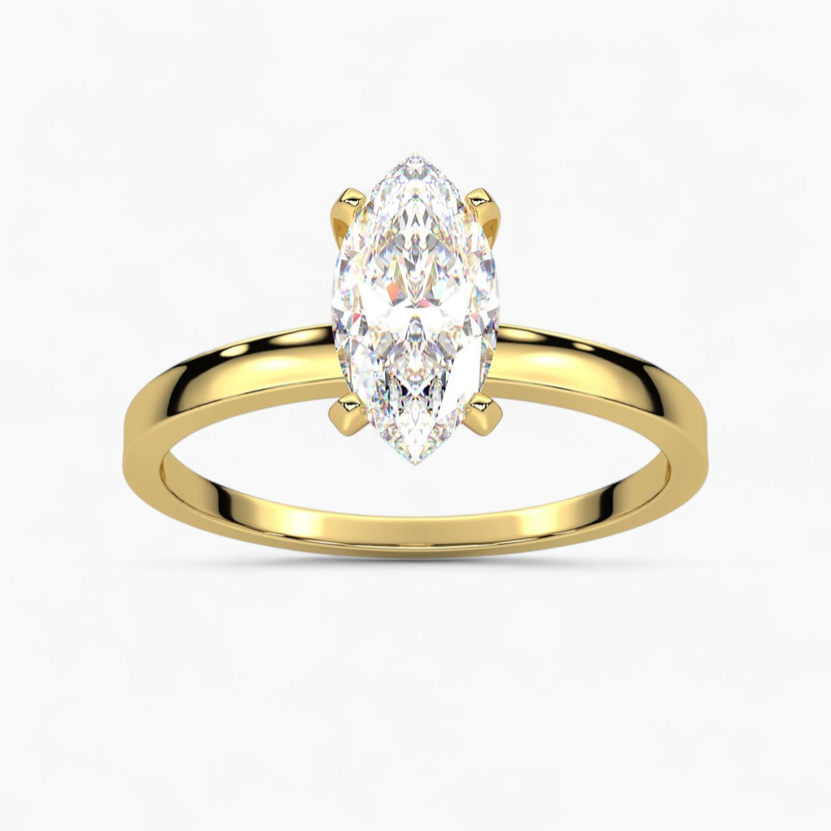 Round cut classic pave Setting Diamond Engagement Ring