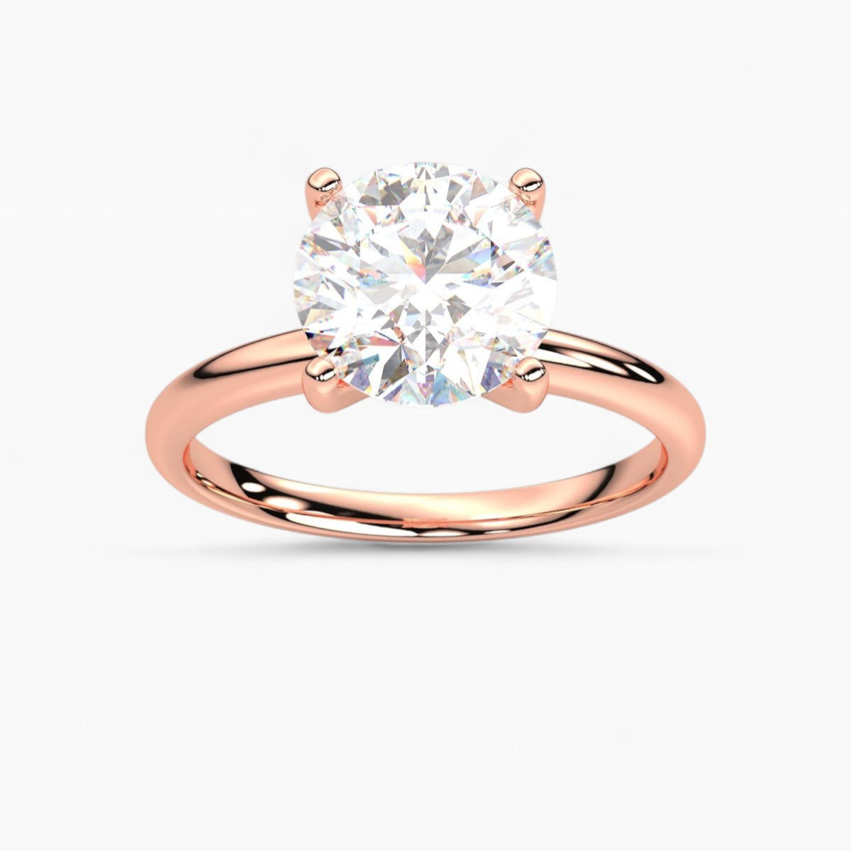 The Tapered Shank Solitaire Engagement Ring