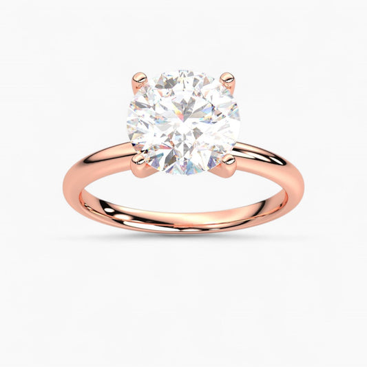 The Tapered Shank Solitaire Engagement Ring