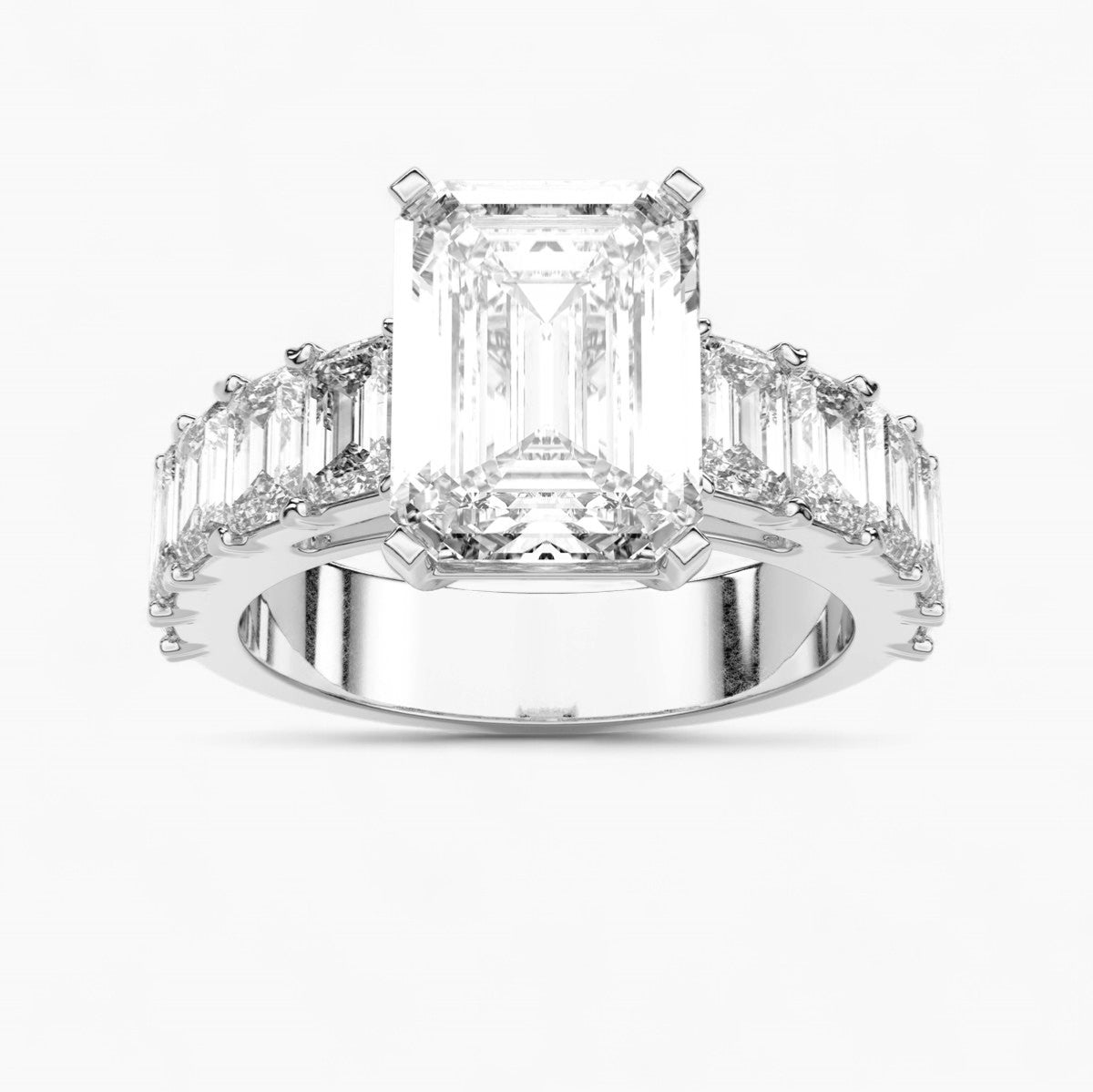A captivating solitaire diamond engagement ring