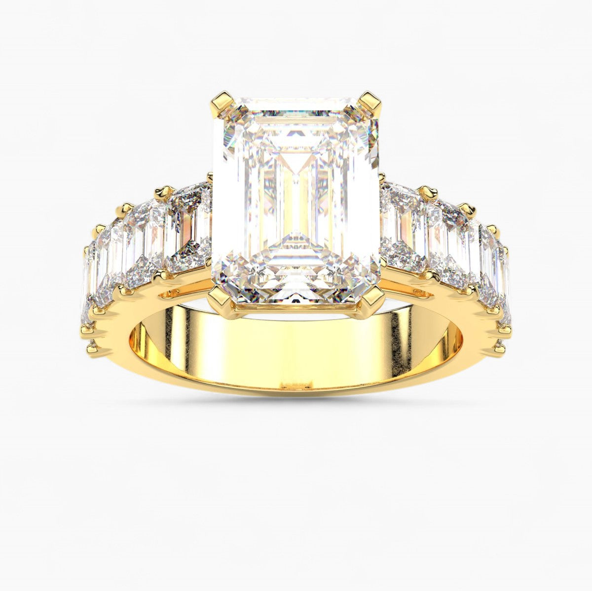 A captivating solitaire diamond engagement ring