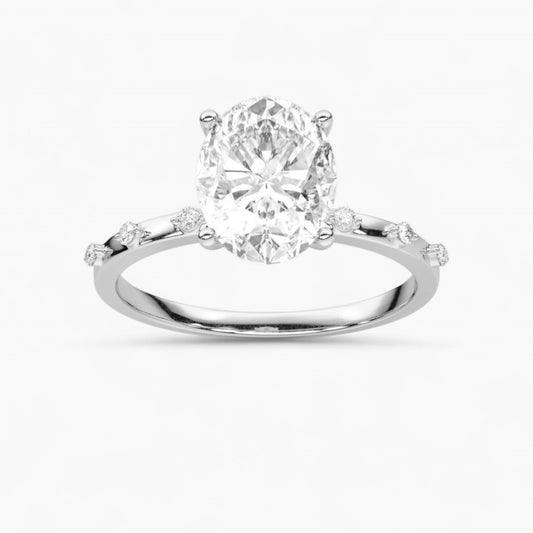 Elegantly Simple Diamond Engagement Ring