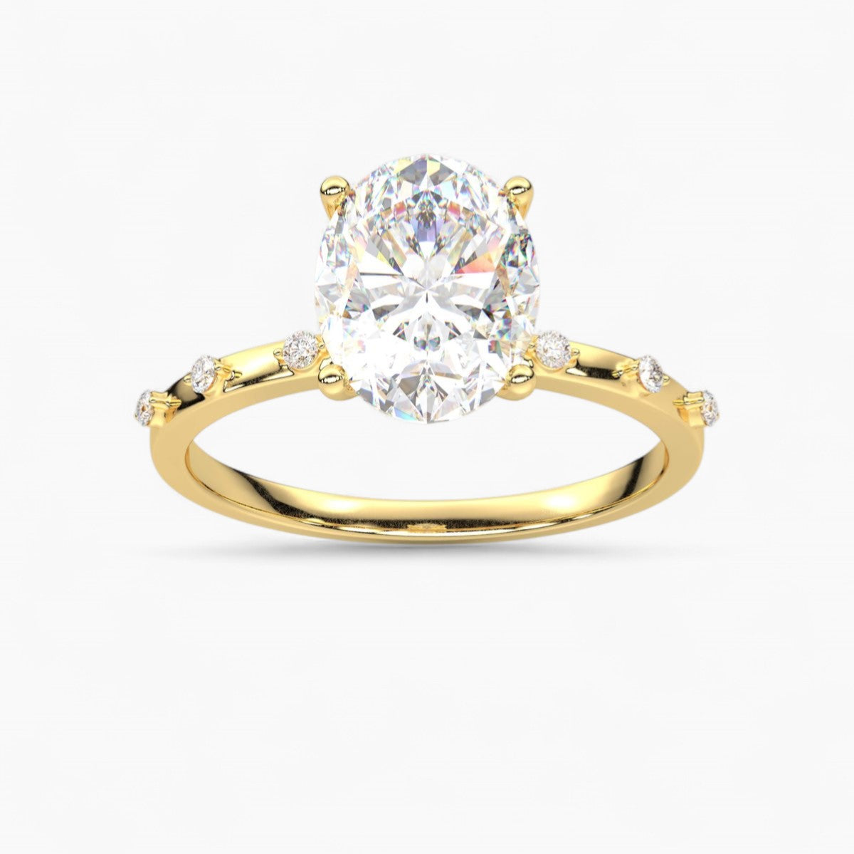 Elegantly Simple Diamond Engagement Ring
