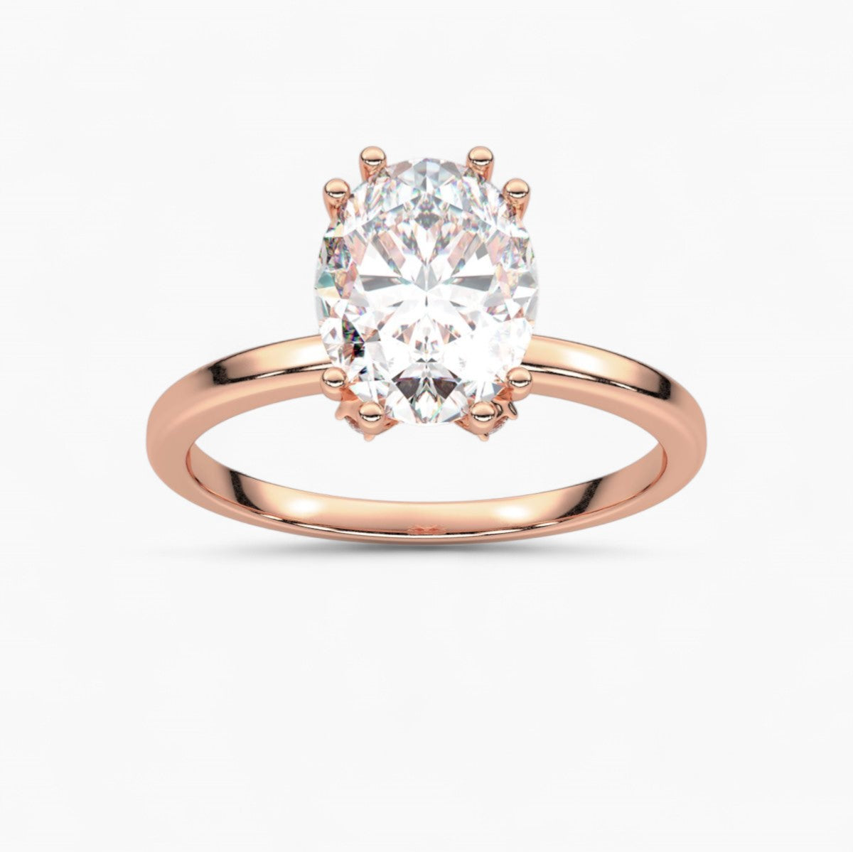 Diamond Side Accents Engagement Ring
