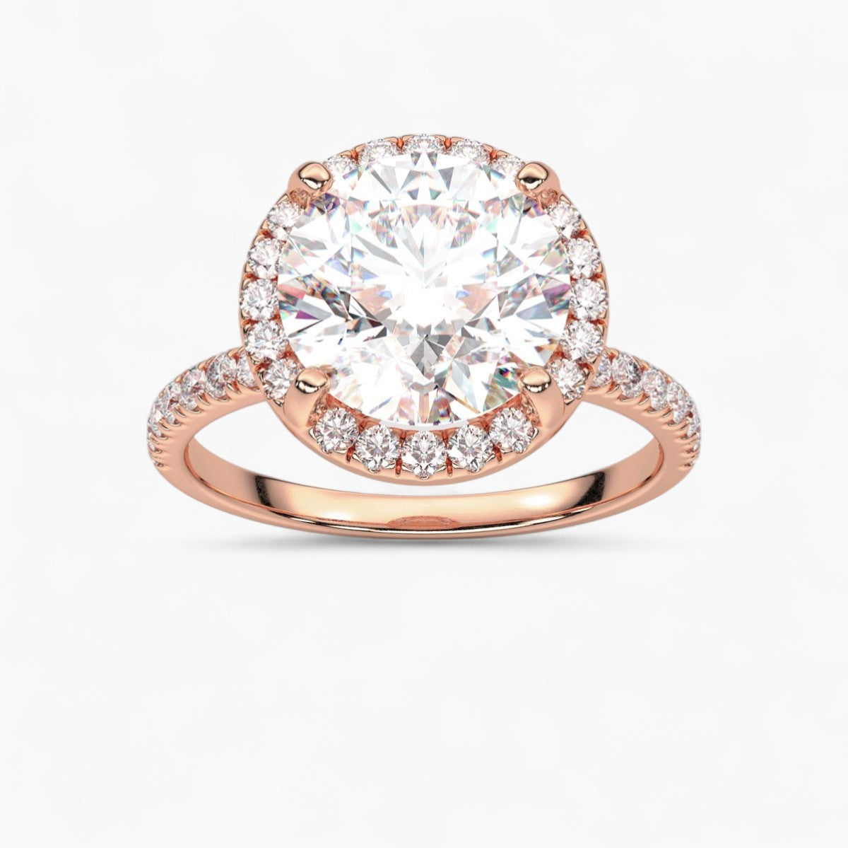 Elysian Circle Diamond Engagement Ring