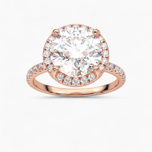 Elysian Circle Diamond Engagement Ring
