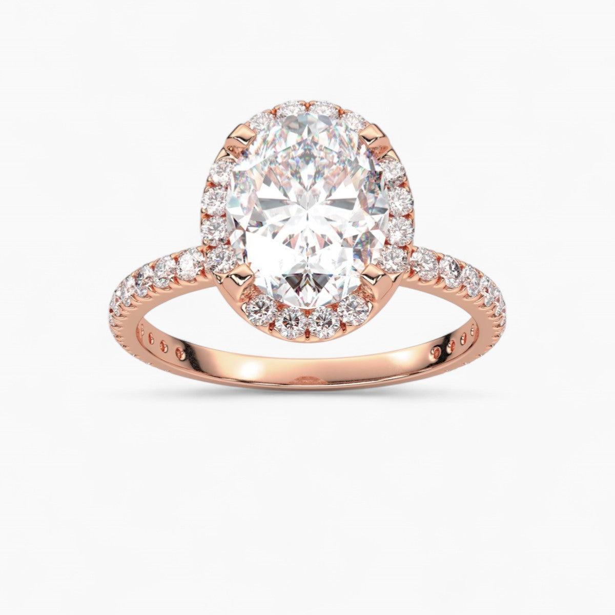 Diamond Halo Engagement Ring