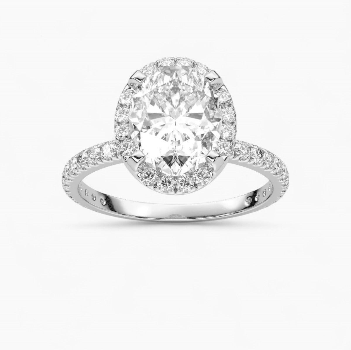 Diamond Halo Engagement Ring