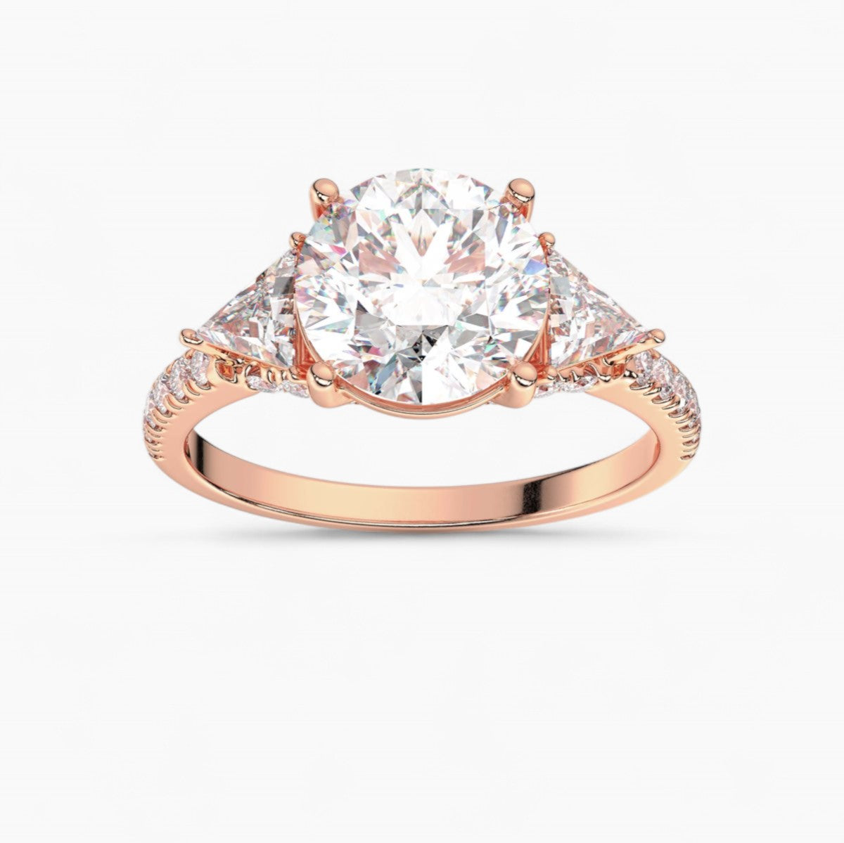 Diamond Three Stone Engagement Ring