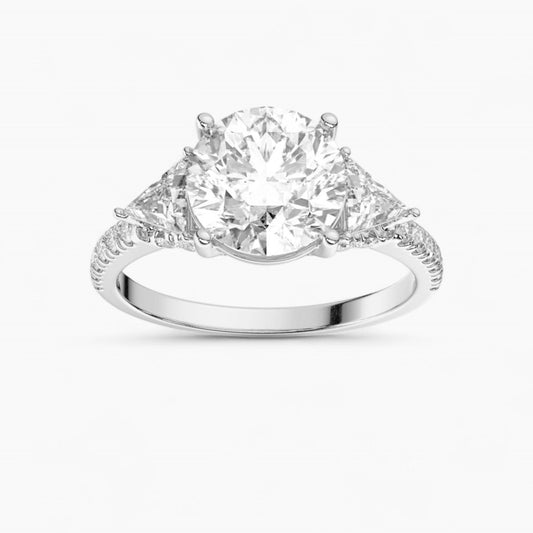 Diamond Three Stone Engagement Ring