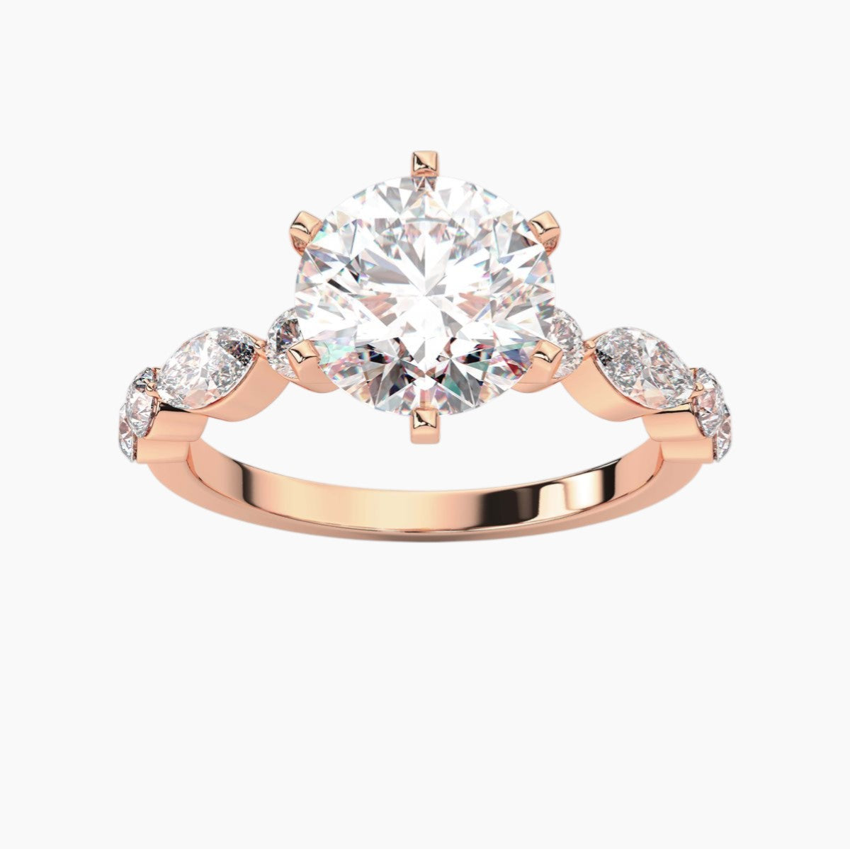 Regal Diamond Engagement Ring