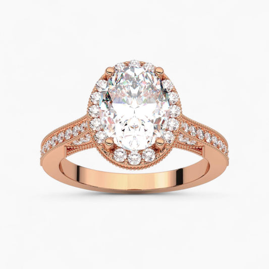 Blossom Sparkle Diamond Engagement Ring