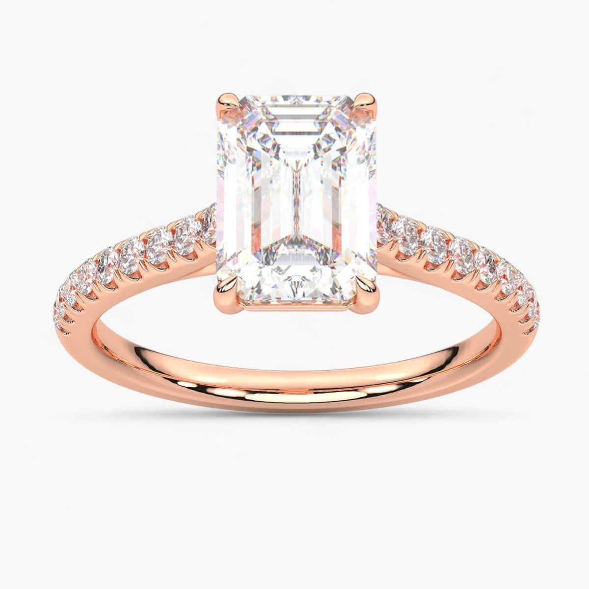 Bold Diamond Engagement Ring