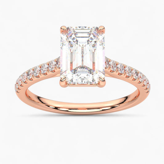 Bold Diamond Engagement Ring