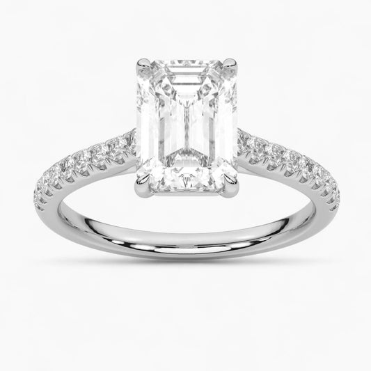 Bold Diamond Engagement Ring