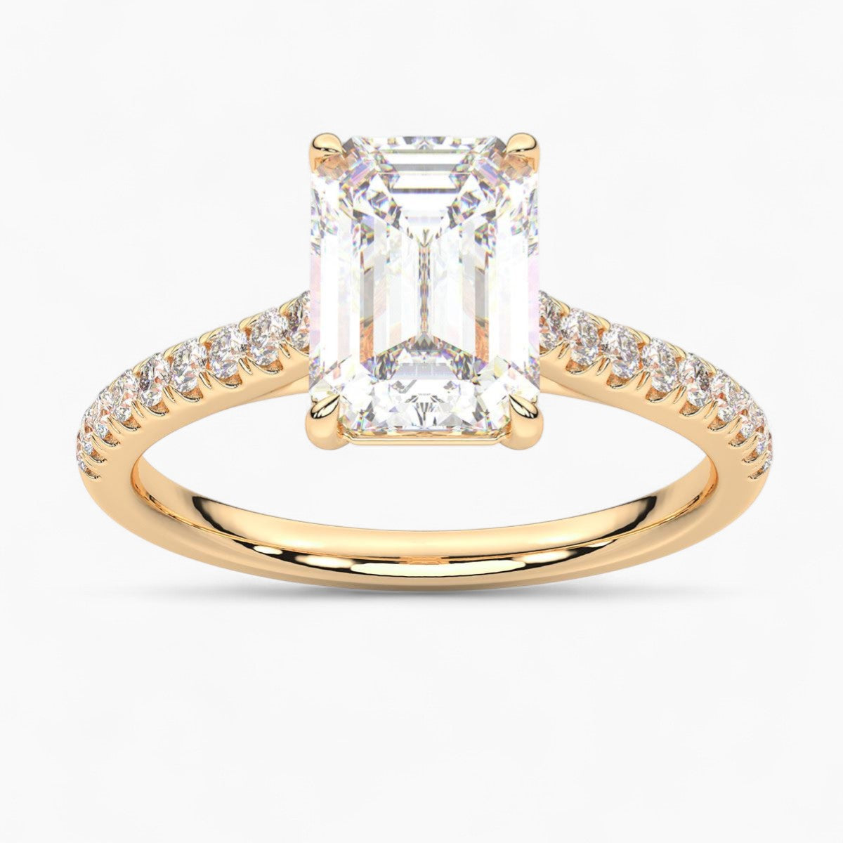 Bold Diamond Engagement Ring