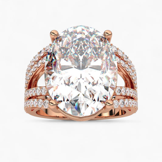 Grand Solitaire Diamond Engagement Ring