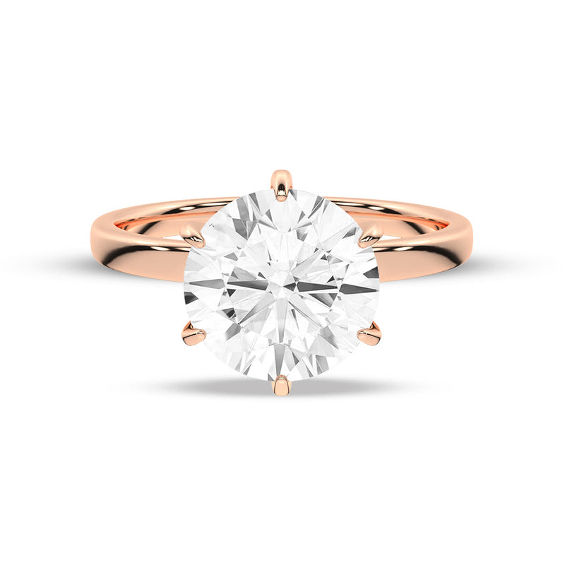 solitaire lab grown diamond engagement rings