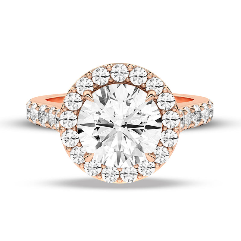 halo lab grown diamond engagement rings
