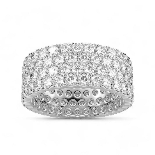 Multi-Row Diamond Eternity Band