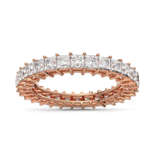 Princess Cut Eternity Band