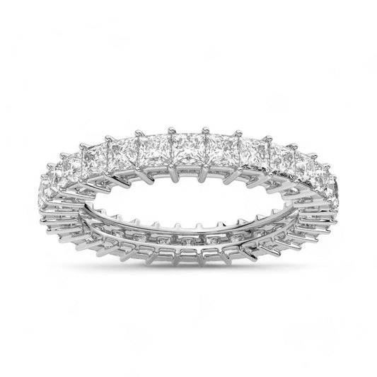 Princess Cut Eternity Band