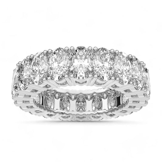 Oval Cut Eternity Band