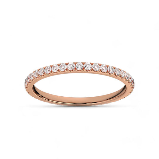 Round Cut Eternity Band