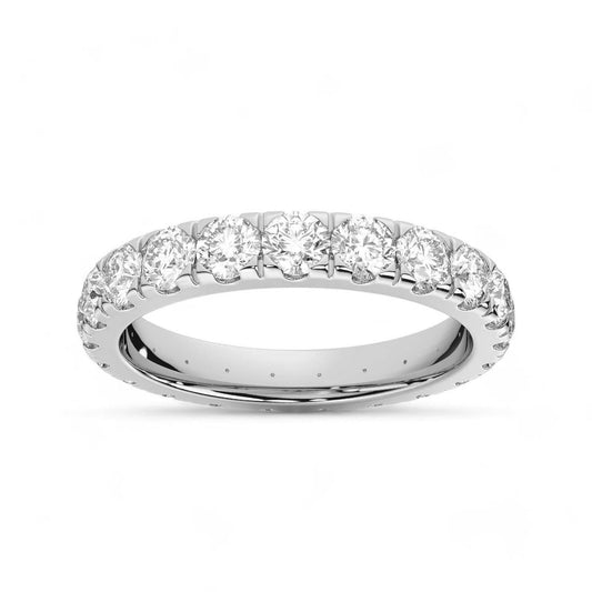 Round Cut Eternity Band
