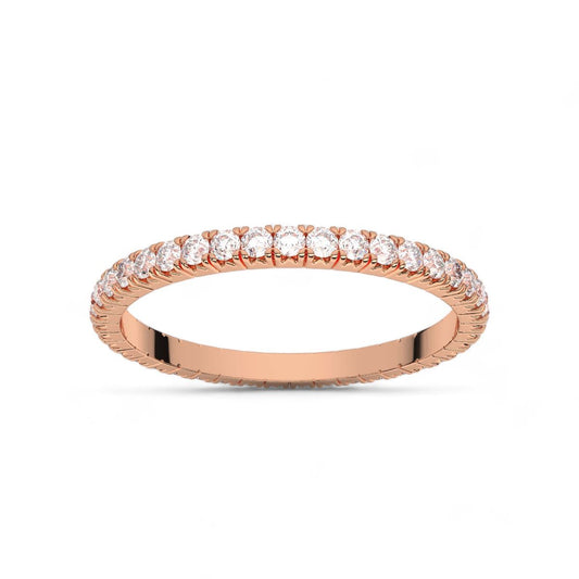 Round Cut Eternity Band