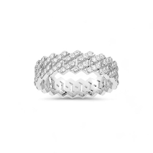 Diamond Cuban Ring