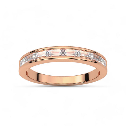 Channel Set Baguettte Cut Band