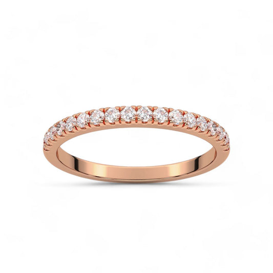 Round Cut Diamond Band