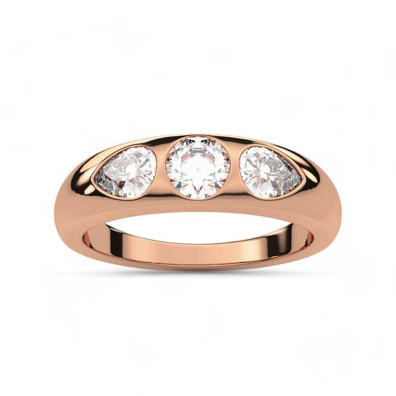 womens bezel rings