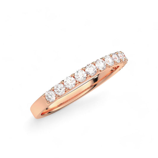 Round Cut Diamond Eternity Band