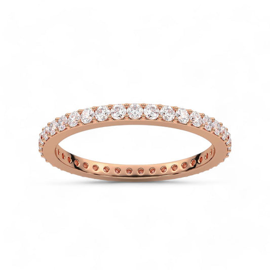 Round-Cut Diamond Eternity Band