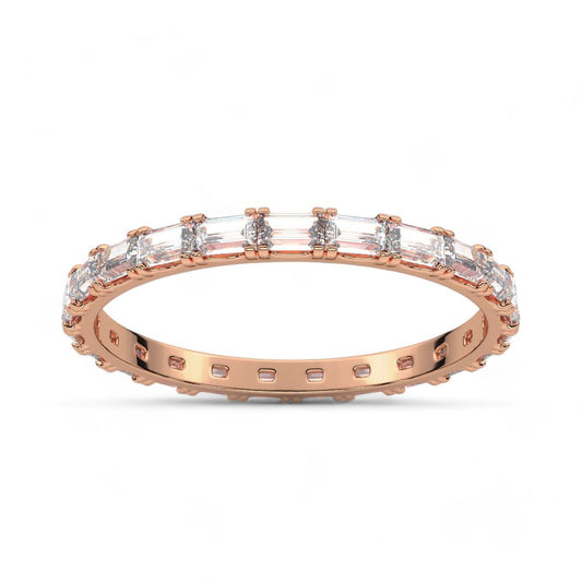 Emerald-Cut Diamond Eternity Band