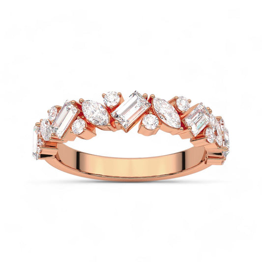 Eclectic Multi-Cut Diamond Band