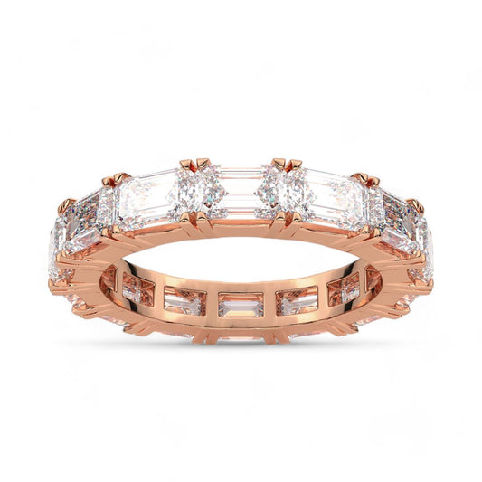 Emerald-Cut Diamond Eternity Band