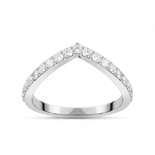 Aurora Round Cut Diamond Band