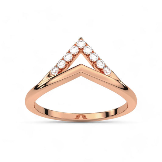 Minimalist Chevron Ring