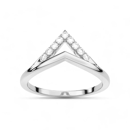 Minimalist Chevron Ring